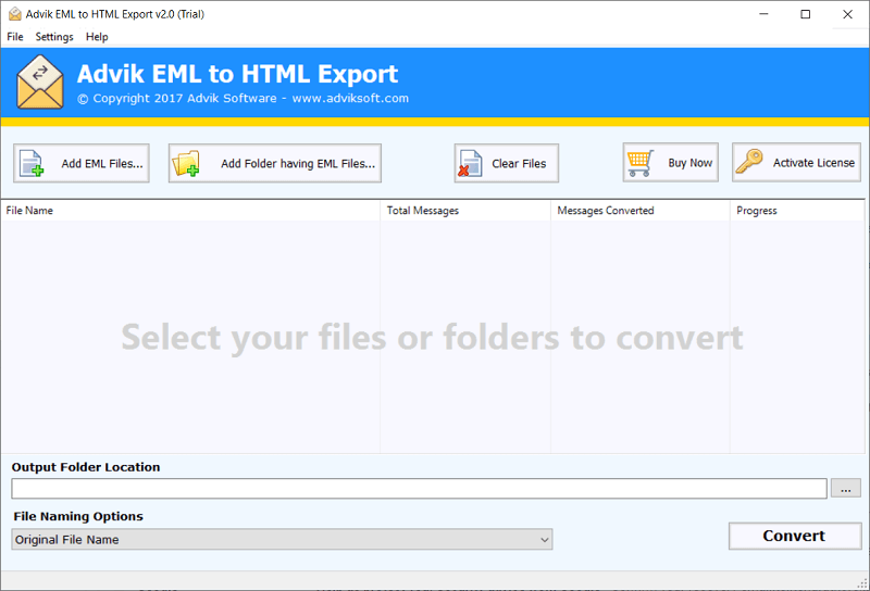eml to html