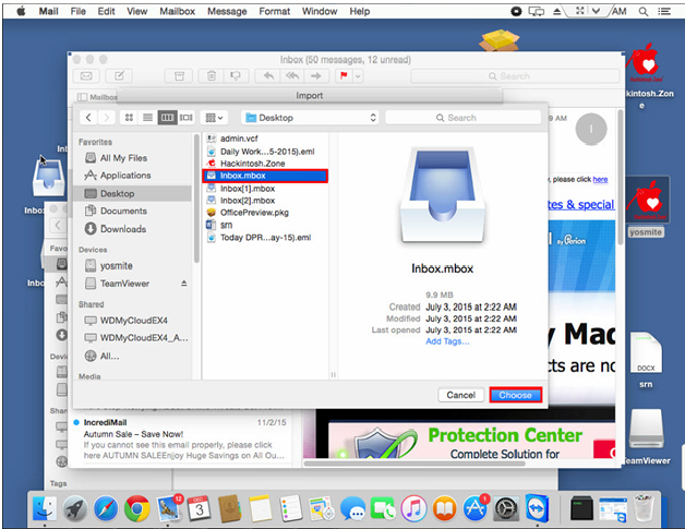 mbox to gmail import