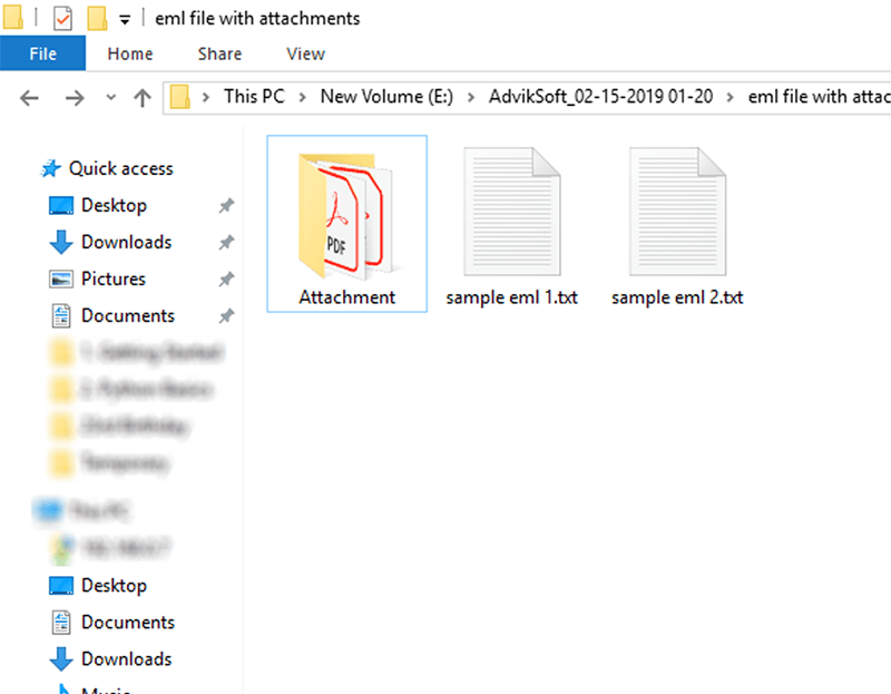 extract attachments from EML