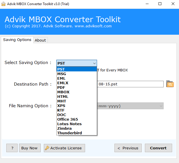 thunderbird to outlook 2019