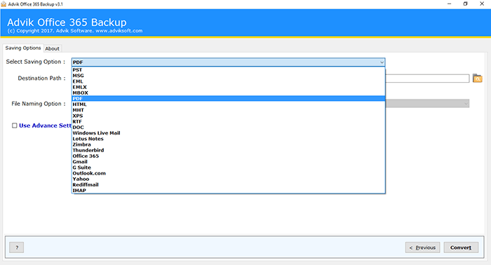 office 365 email to pdf