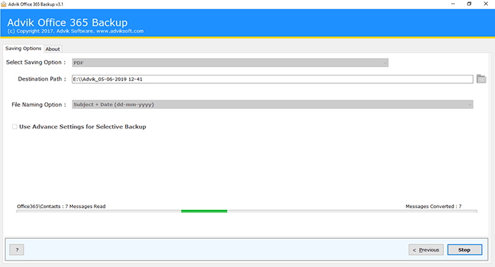 office 365 email to pdf