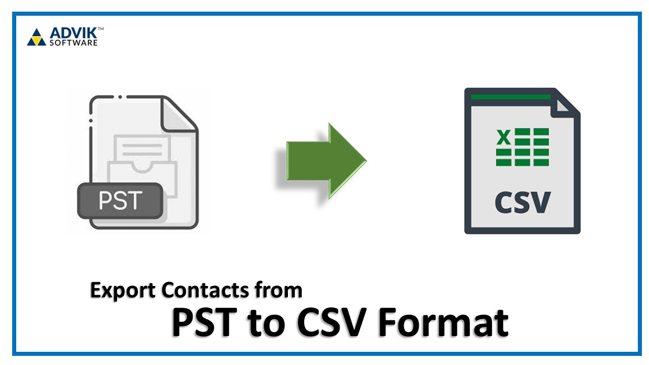 extract contacts from pst to csv
