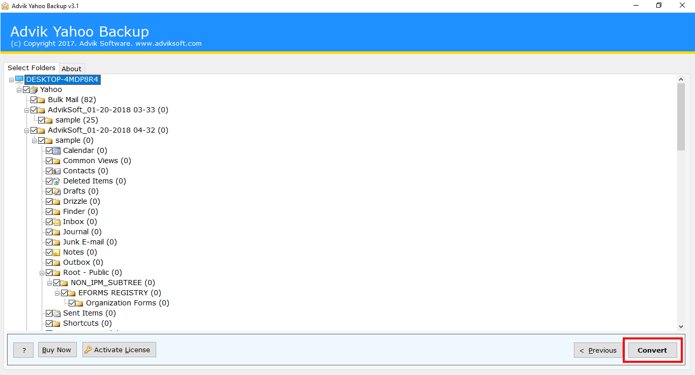 yahoo mail to Thunderbird