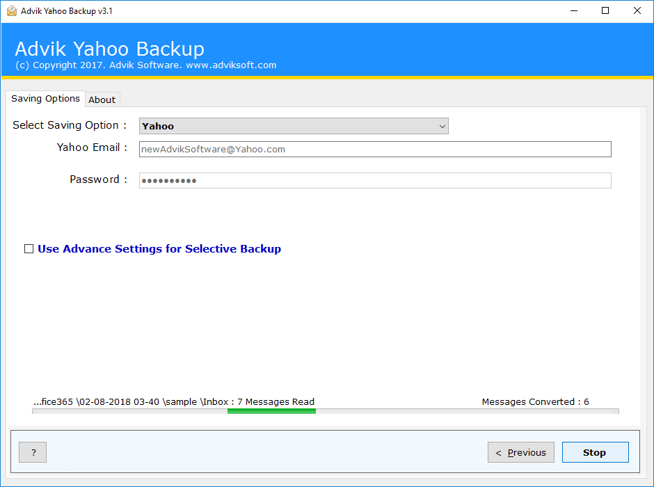 how to transfer folders from one yahoo email account to another