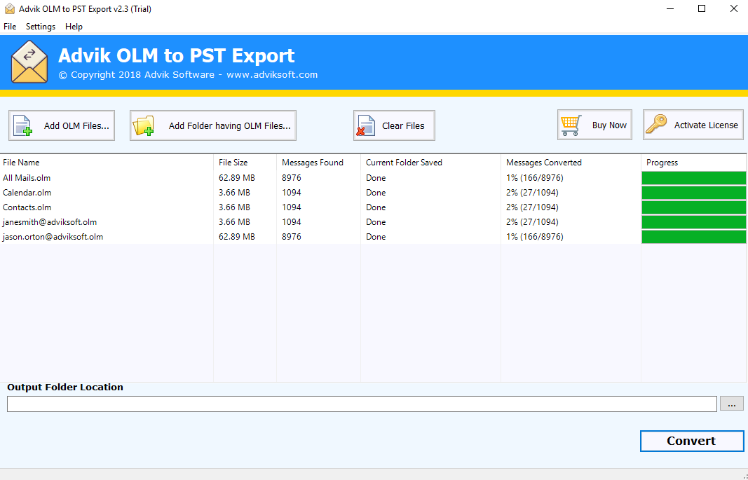 recover emails from OLM file