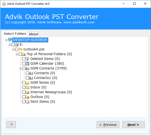 import outlook pst to windows live mail