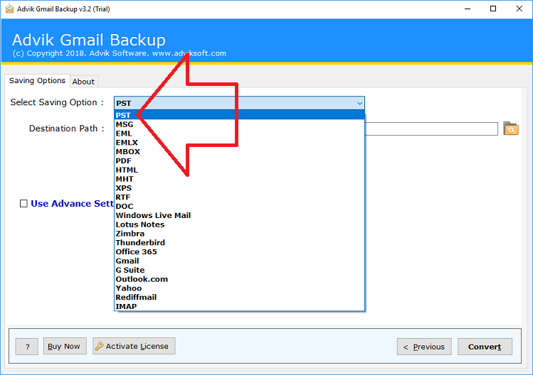 export emails from gmail to outlook