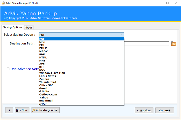 transfer yahoo mails to Outlook