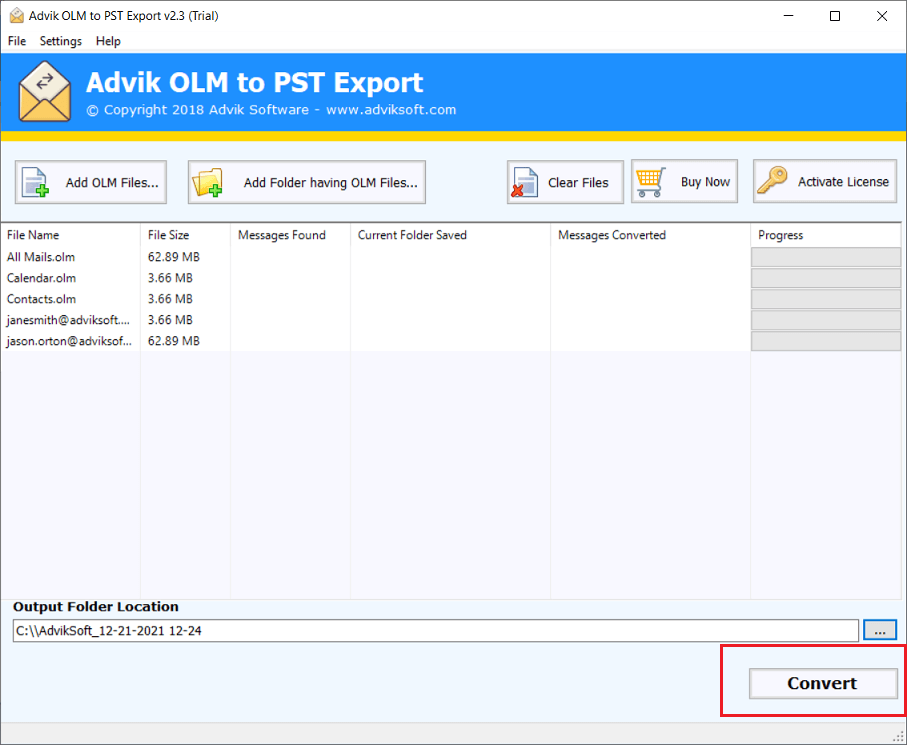 open olm in windows outlook