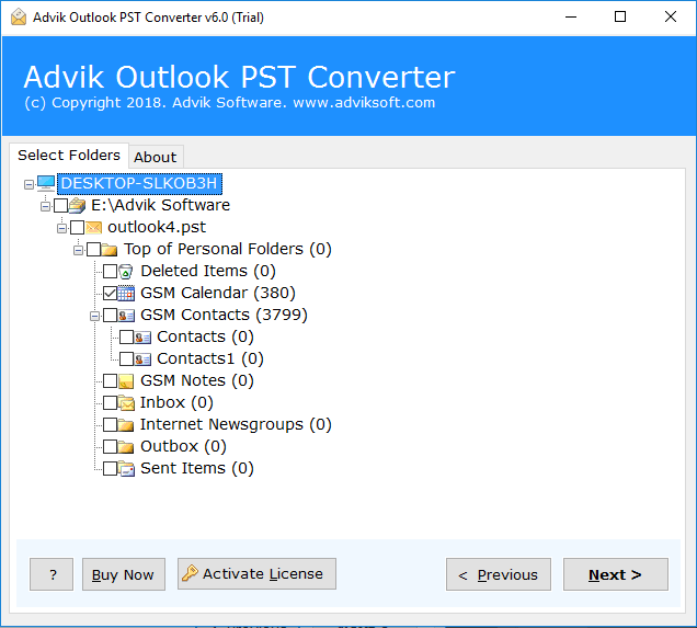 export calendar from pst