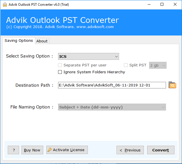 export calendar from pst