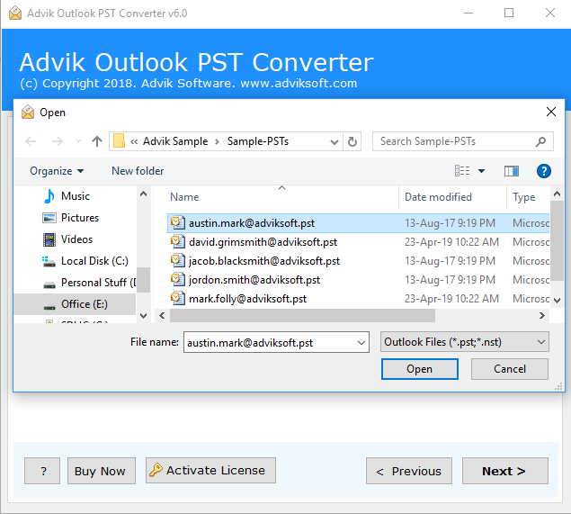 import pst to hotmail without outlook