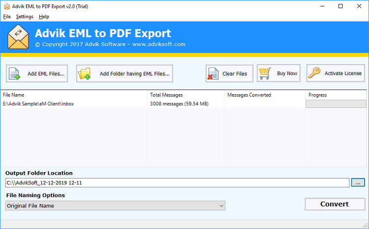 em client to pdf converter