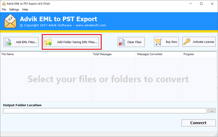 advik eml to pst converter