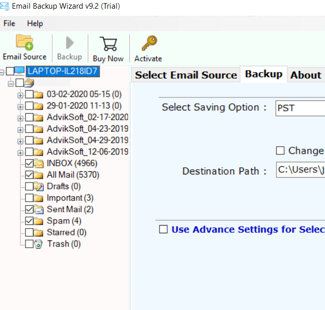 import icloud email to gmail