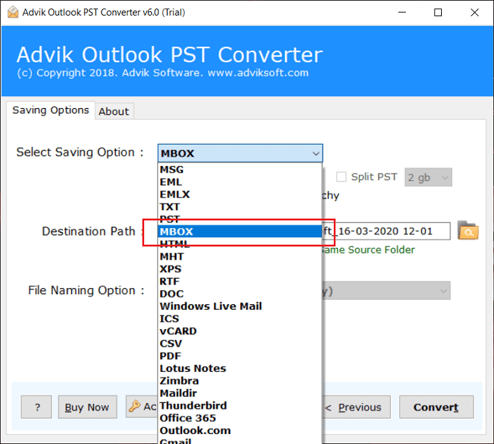 import pst to claw mail