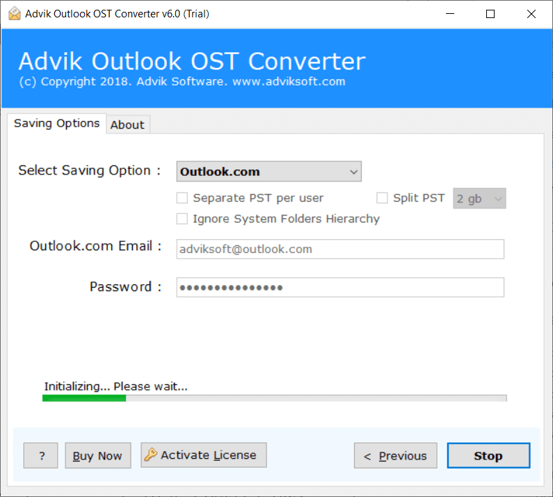 Click Convert to start the migration process