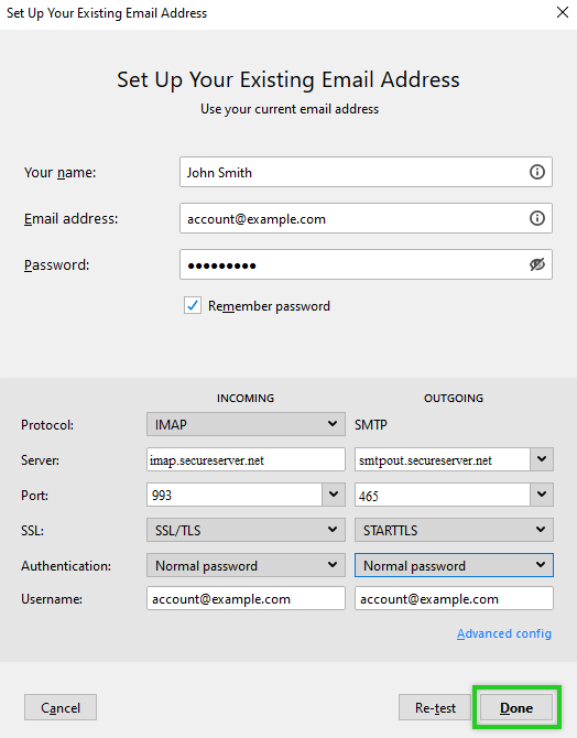 migrate emails from gmail to webmail account