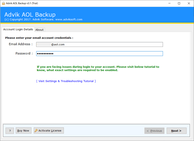 export aol mail to pst