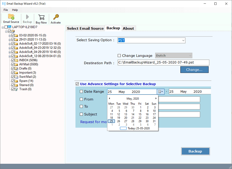 export all mailboxes to pst exchange 2010