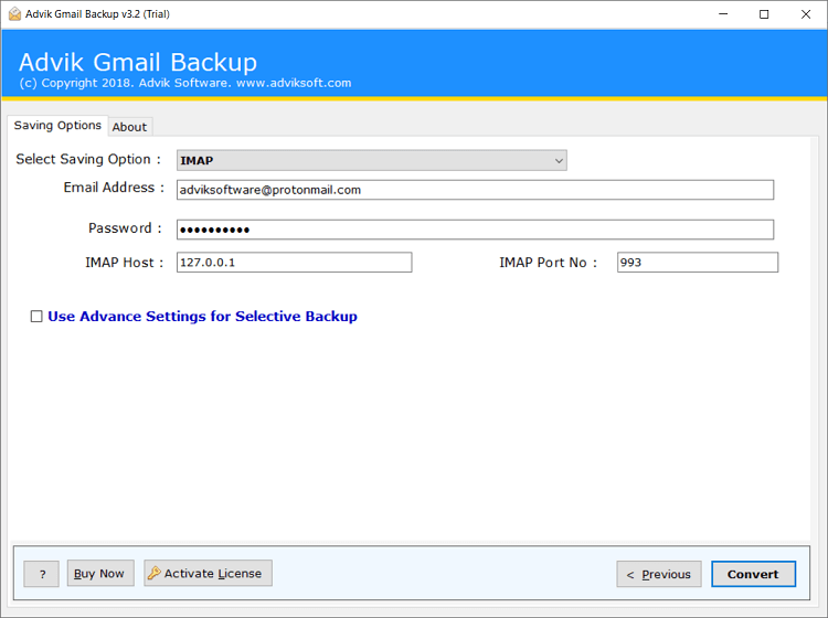 gmail to protonmail