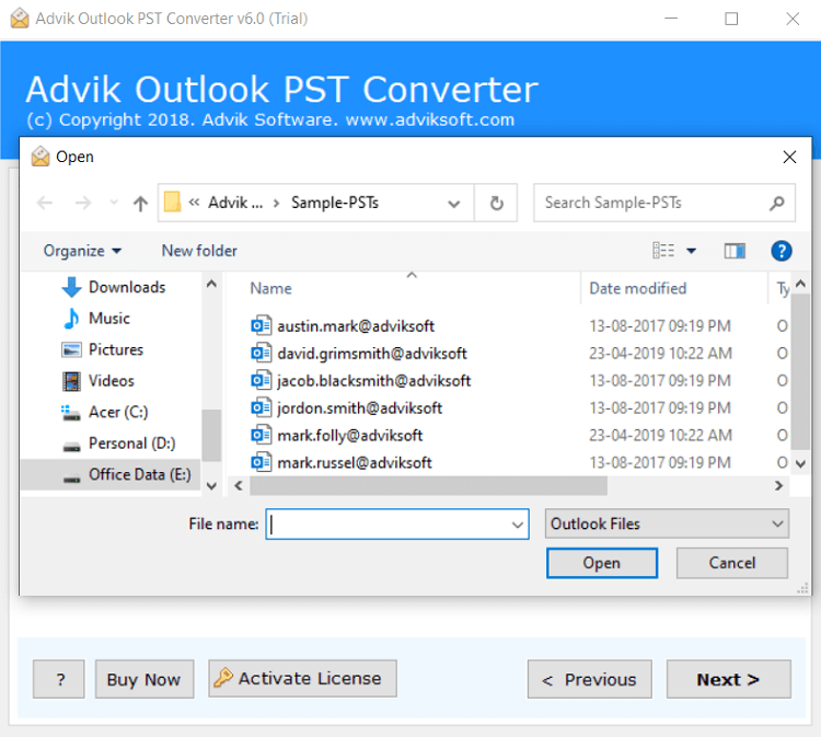 convertir pst vers Thunderbird