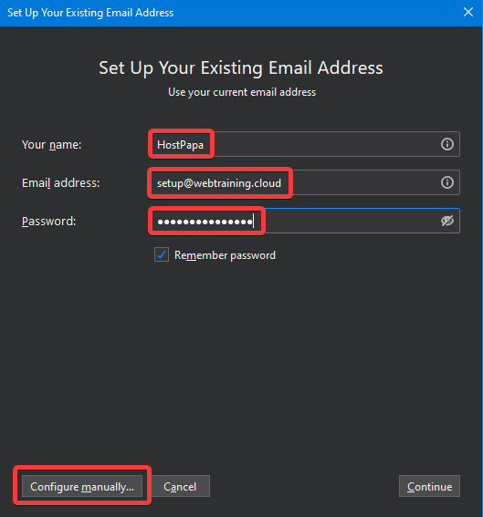 export emails from Office 365 to Thunderbird