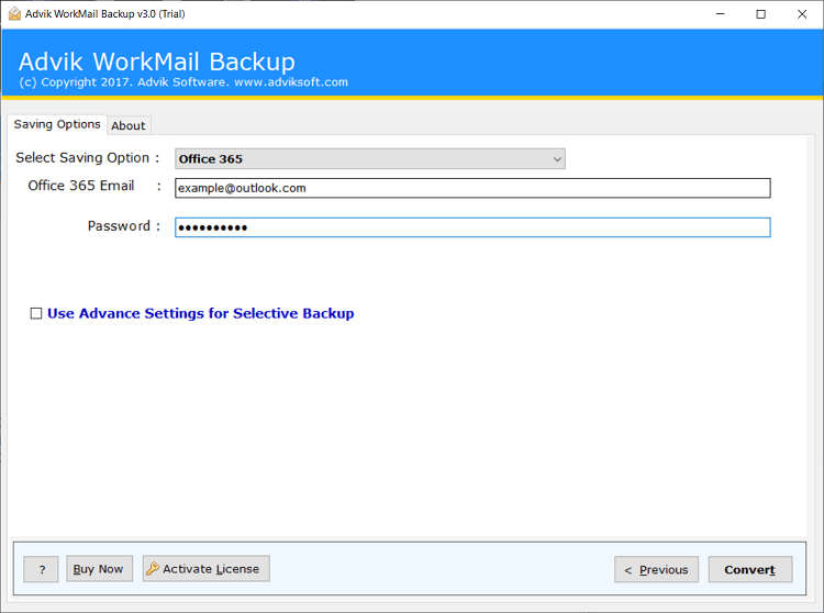 aws workmail to office 365