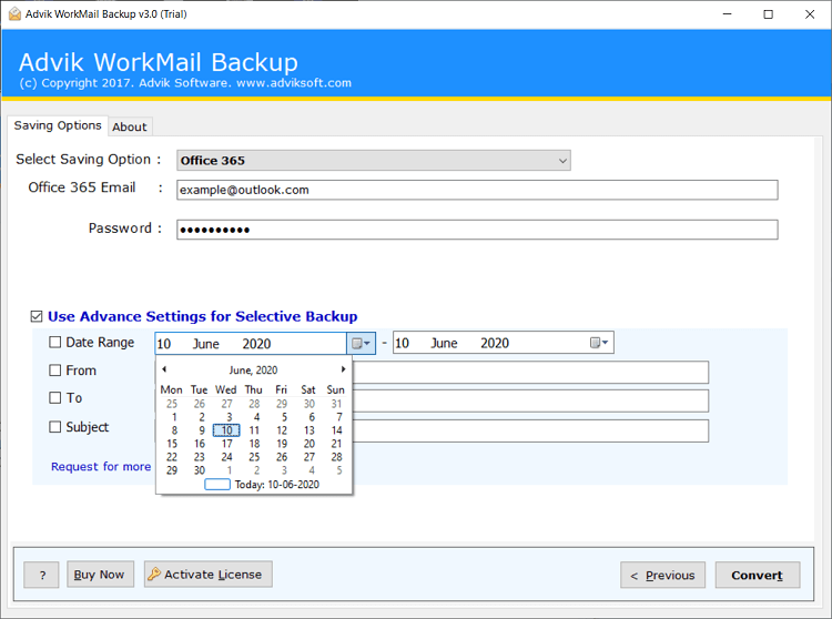 migrate aws workmail to office 365
