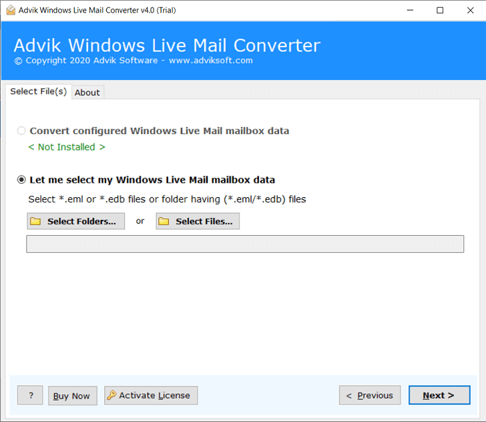 import windows live mail to outlook 2019