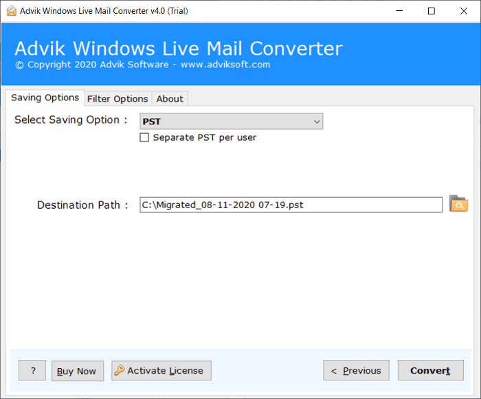 windows live mail to outlook transfer