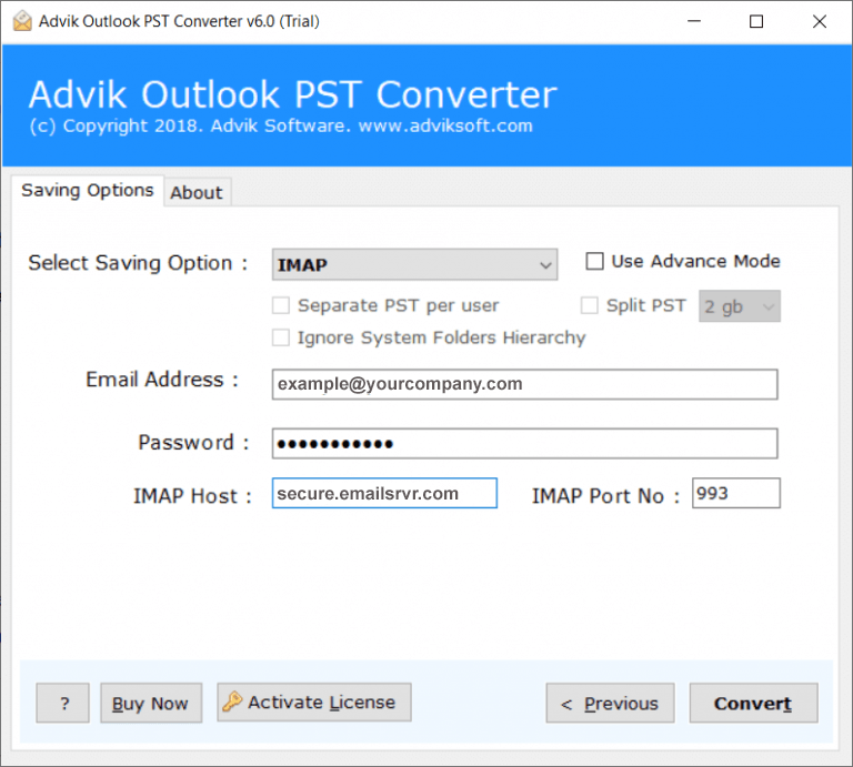 upload pst to rackspace