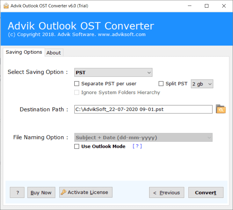 export ost to pst manually