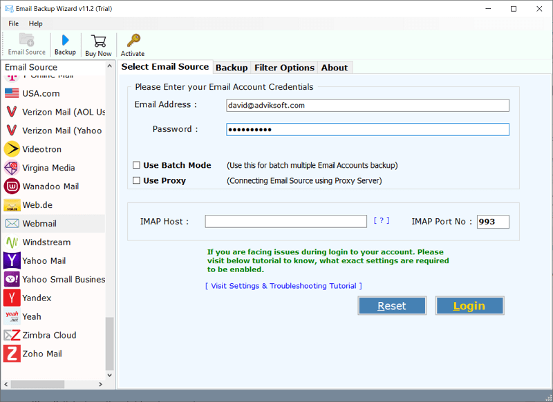 export webmail emails to gmail