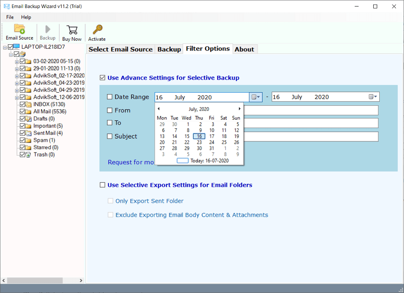 migrate webmail folder to gmail