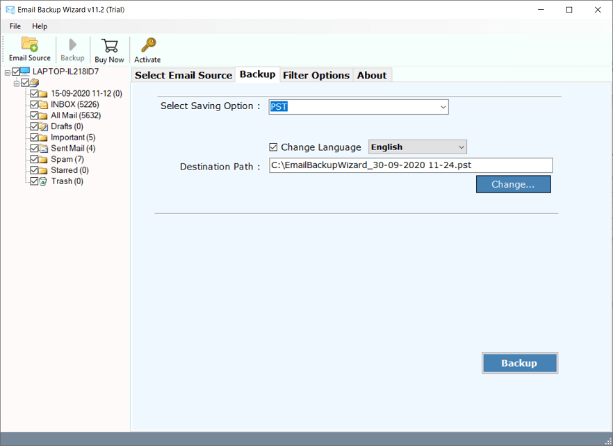 ibm verse emails to pst export