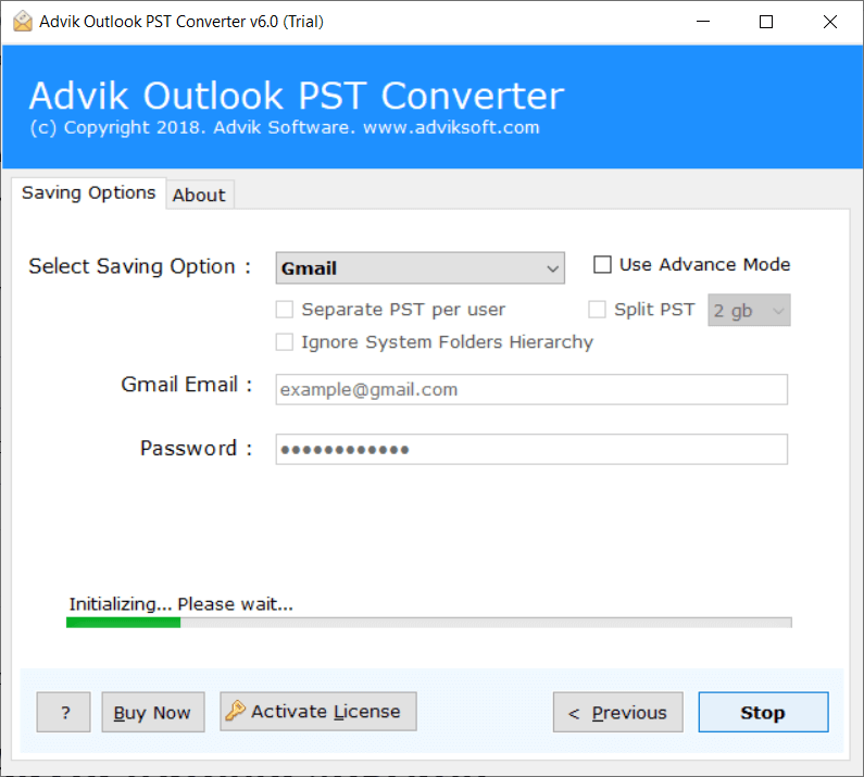 outlook migration wizard