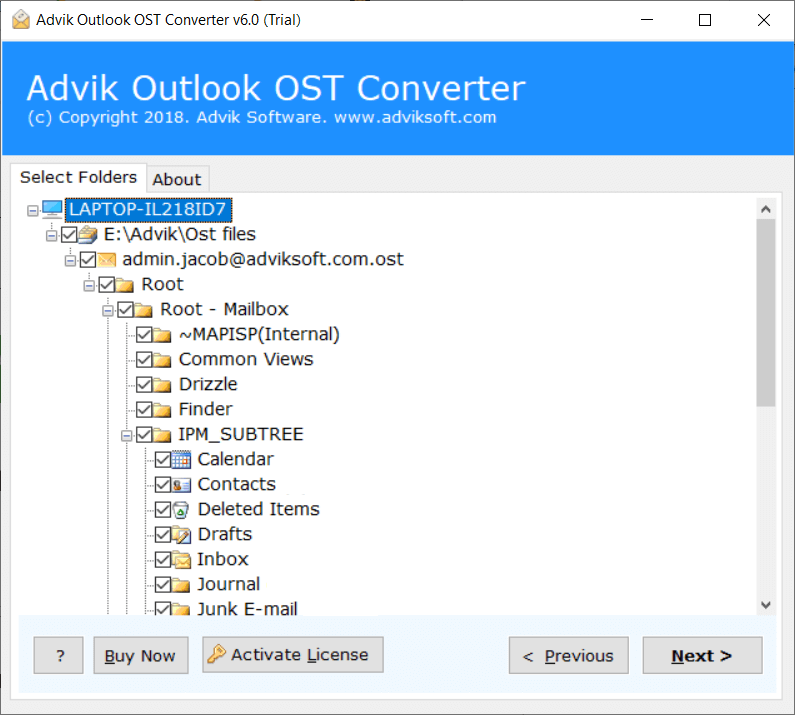 create pst from ost