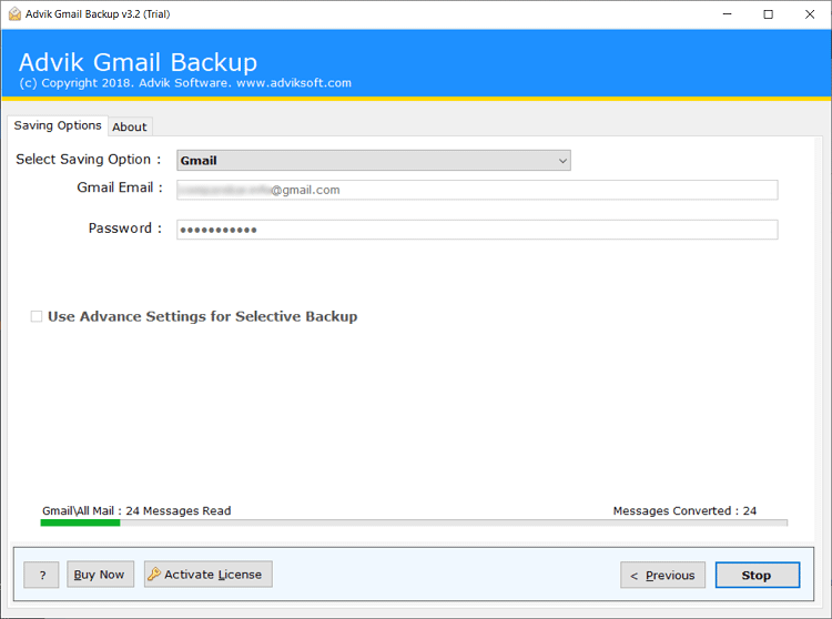 gmail to gmail migration