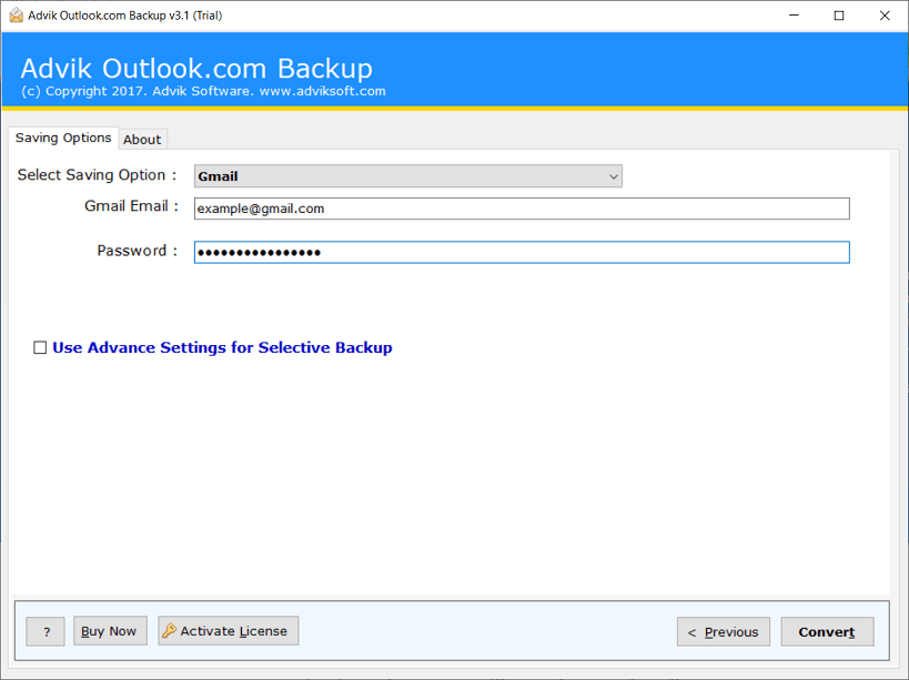 export outlook.com emails to g suite