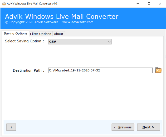 export windows live mail emails to excel