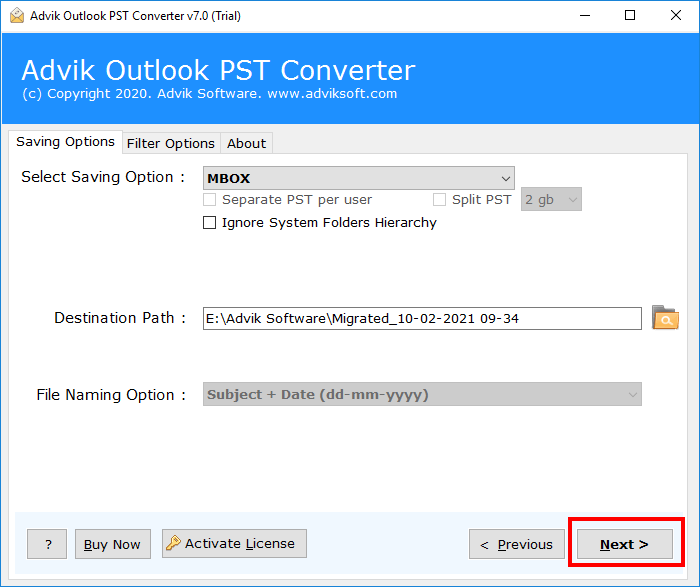 export mbox from outlook