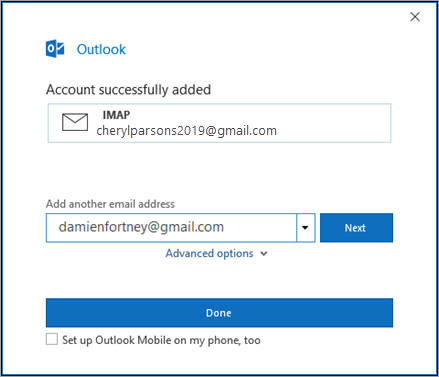 Export Emails from Outlook 2016 to Gmail