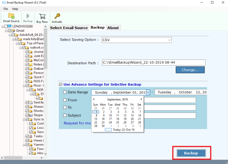 email to csv converter