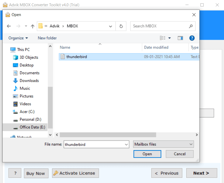 import mbox to roundcube