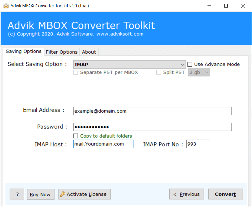 mbox to roundcube