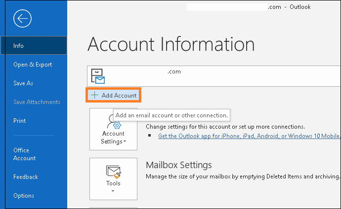Export Emails from Outlook 2016 to Gmail