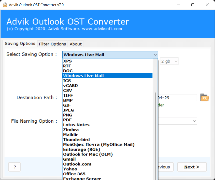 ost to windows live mail