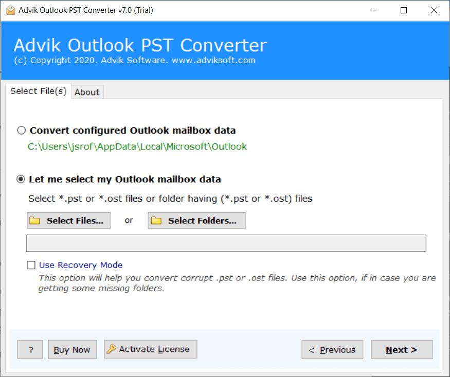 run the pst migration tool